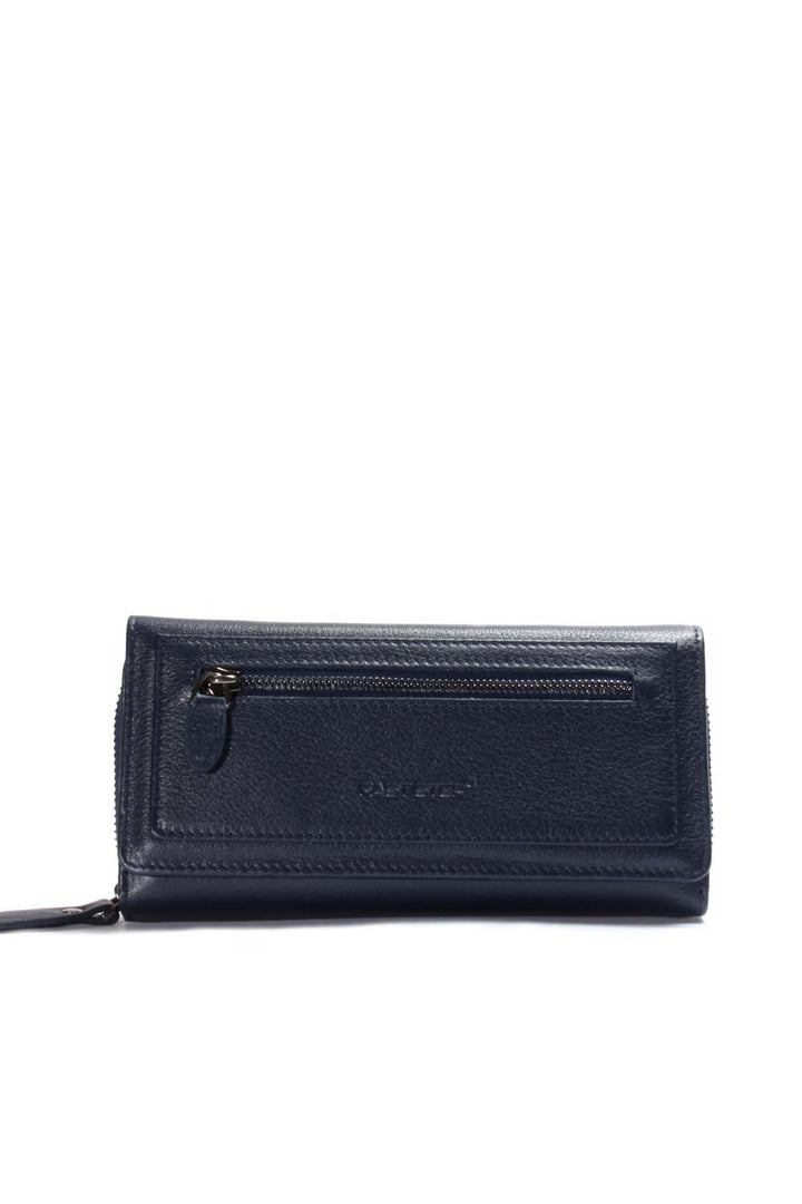 FST Genuine Leather Women's Wallet Accessory 779CA2636 Navy Blue - Atotonilco el Alto