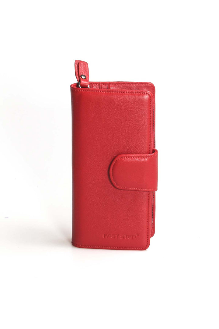 FST Genuine Leather Women's Wallet Accessory 779CA2723 Red - Manalapan