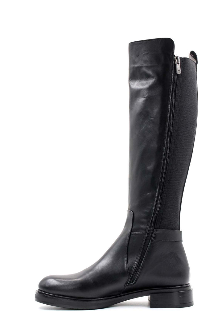 FST Genuine Leather Women's Over-the-Knee Boots 010SZA8411 Black - Charlottesville