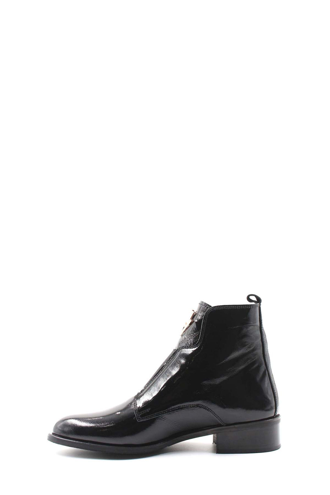 FST Genuine Leather Women's Classic Boot 160SZA2400 Black Patent - Irákleio