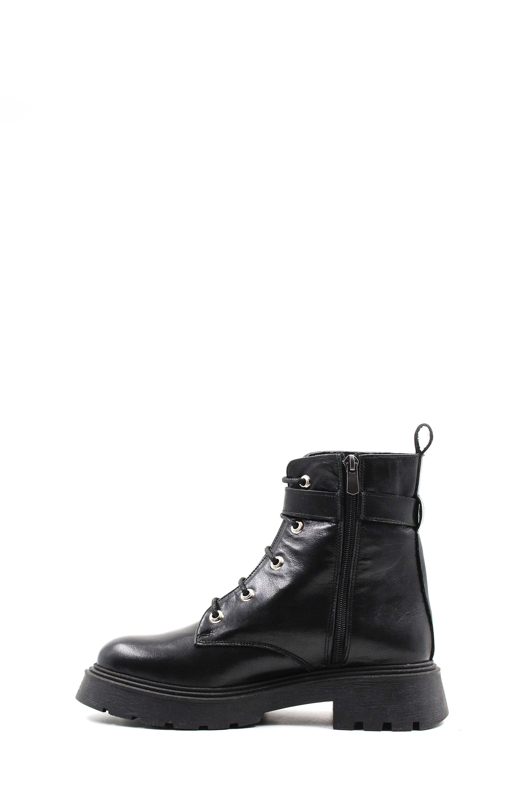 FST Genuine Leather Women's Classic Boot 888SZA1560 Black - Witten