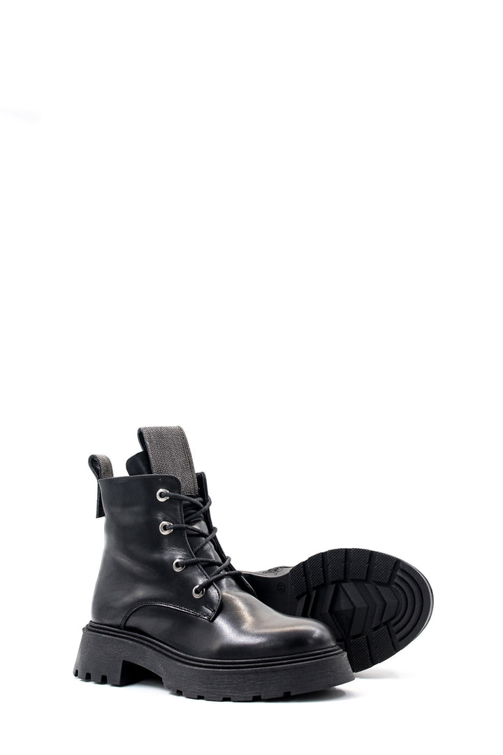 FST Genuine Leather Women's Classic Boot 888SZA1563 Black - Atlantic City