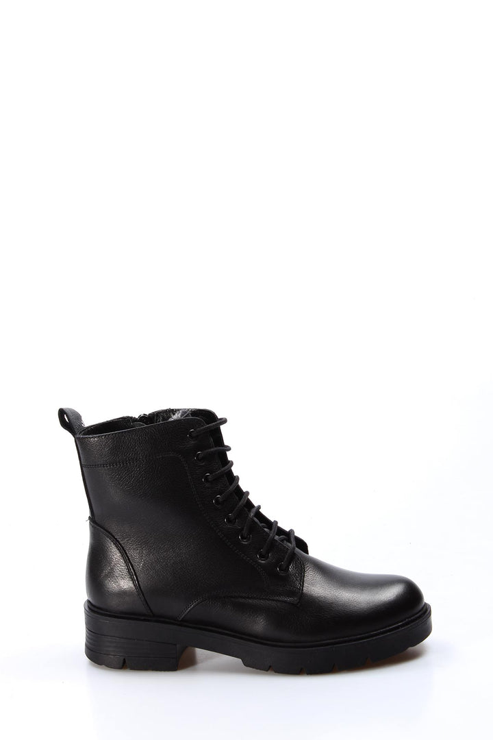 FST Genuine Leather Women's Classic Boot 901SZA202 Black - Pomona