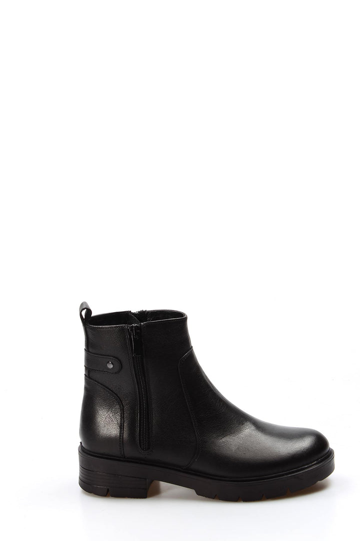 FST Genuine Leather Women's Classic Boot 901SZA204 Black - Teramo