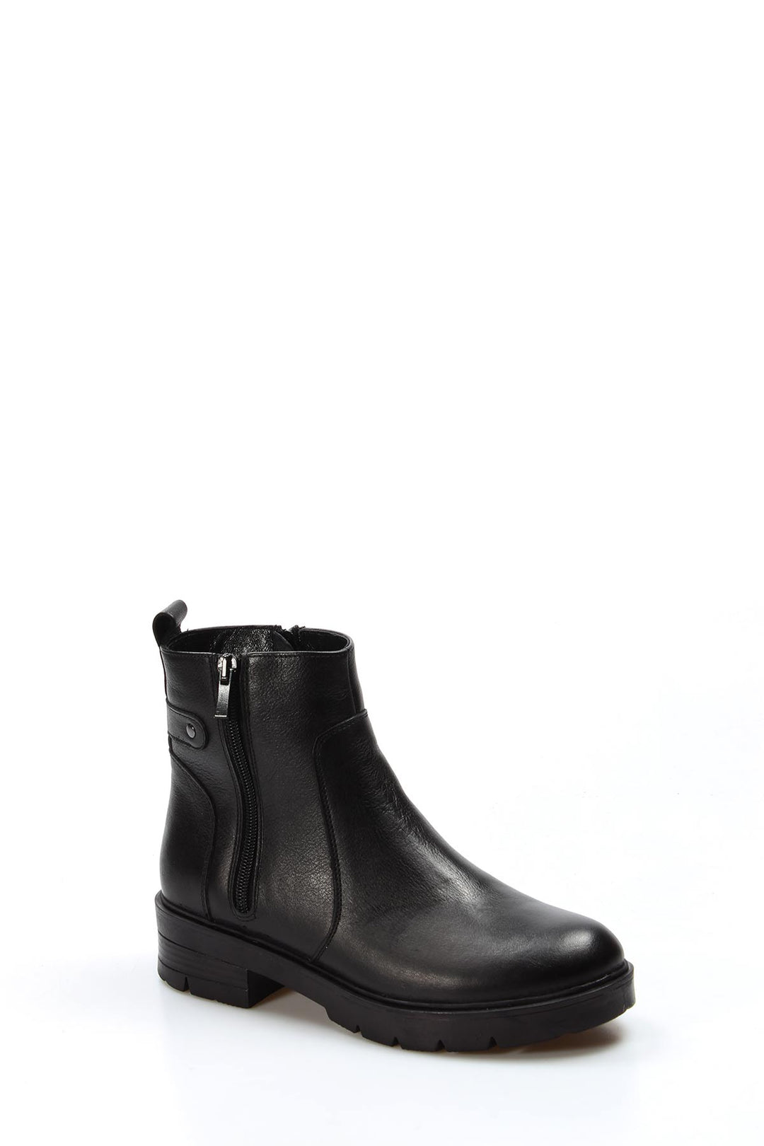 FST Genuine Leather Women's Classic Boot 901SZA204 Black - Teramo