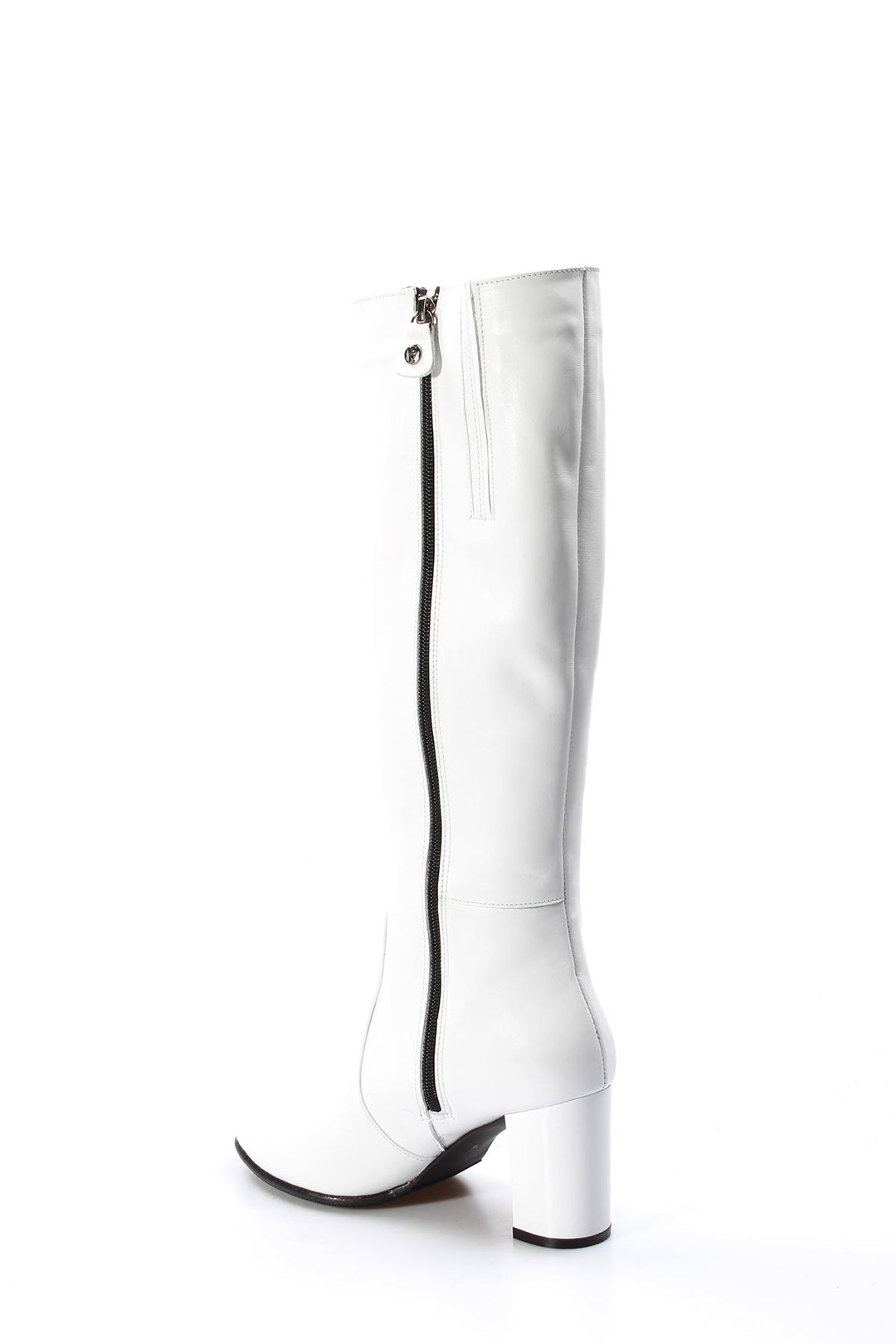 FST Genuine Leather Women's Classic Boots 064SZA999 White - Chartres