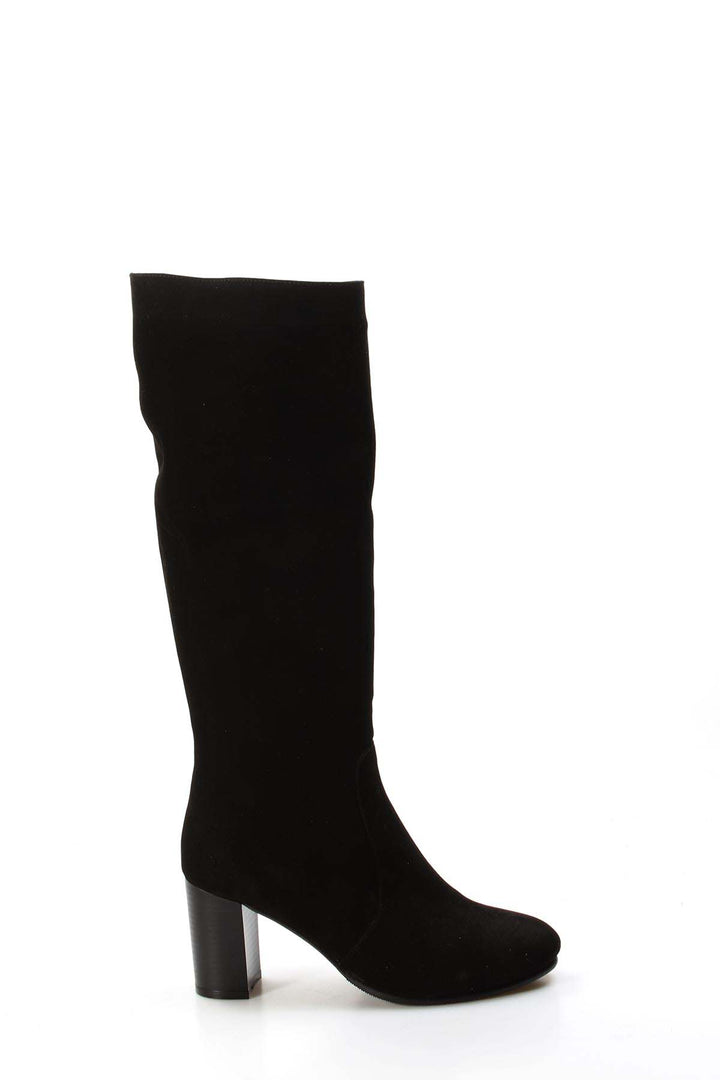 FST Genuine Leather Women's Classic Boots 064SZA999 Black Suede - Collado-Villalba