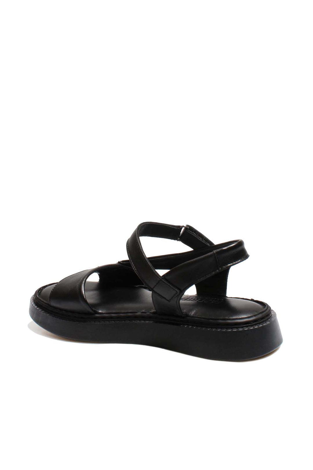 FST Genuine Leather Women's Classic Sandal 621ZA842 Black - Pompano Beach