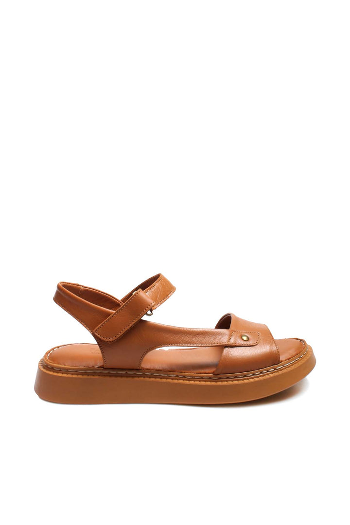 FST Genuine Leather Women's Classic Sandal 621ZA842 Brown - Juárez