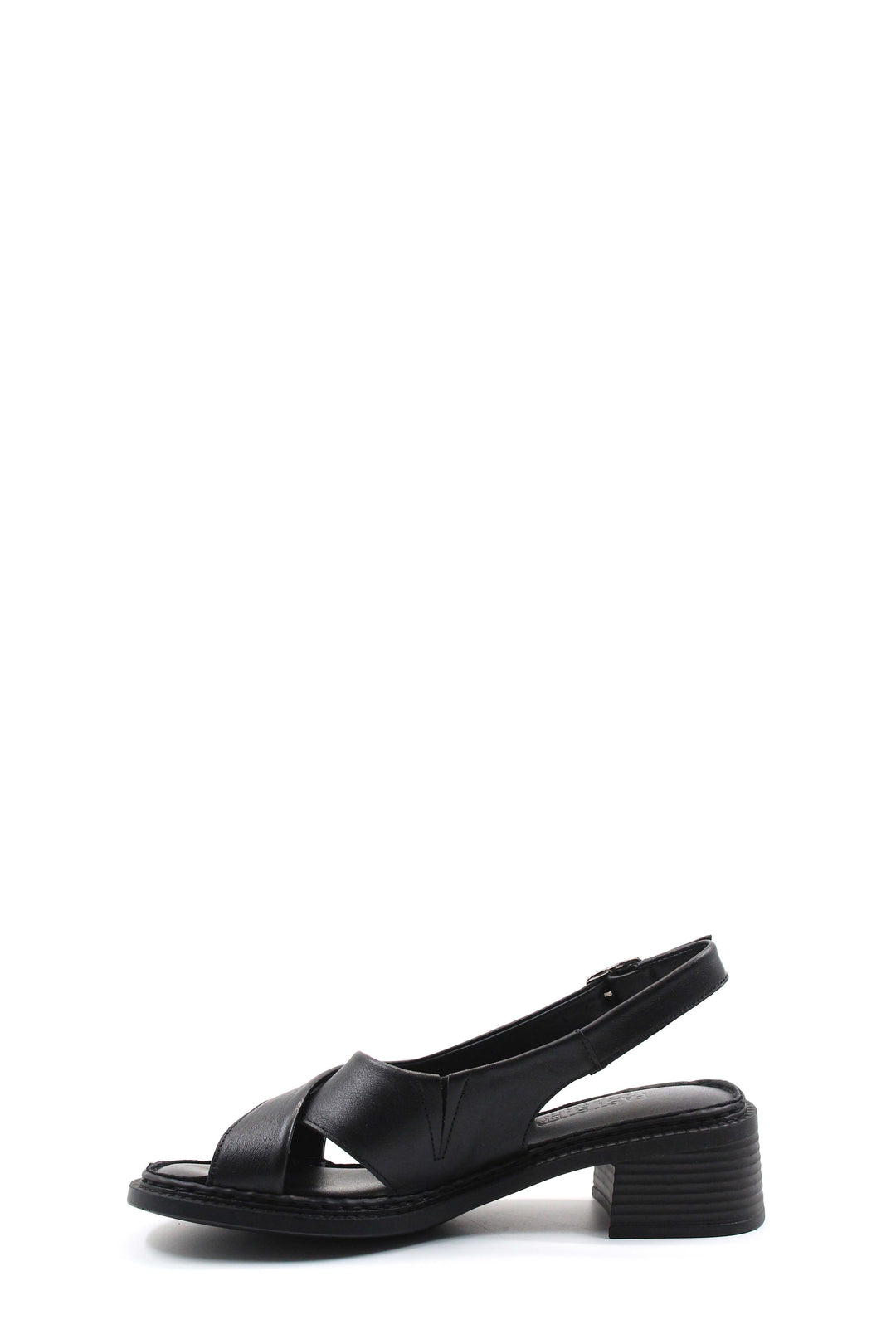 FST Genuine Leather Women's Classic Sandal 621ZA916 Black - Houten