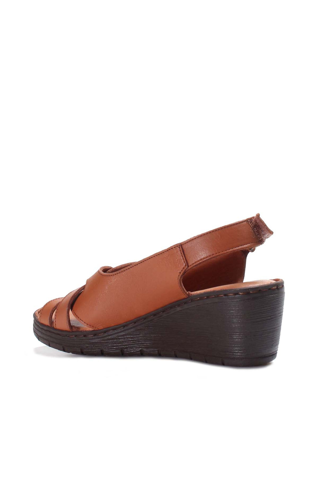 FST Genuine Leather Women's Classic Sandal 952ZA821 Brown - Jūrmala