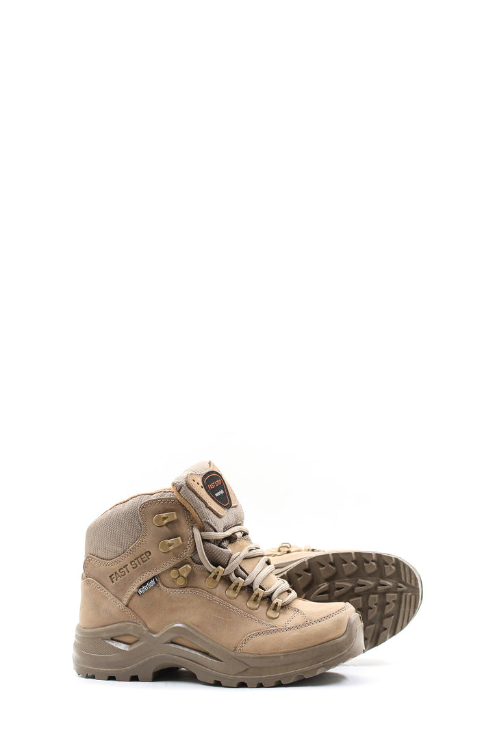 FST Genuine Leather Women's Outdoor Boot 117SZA1219 Beige - Islington