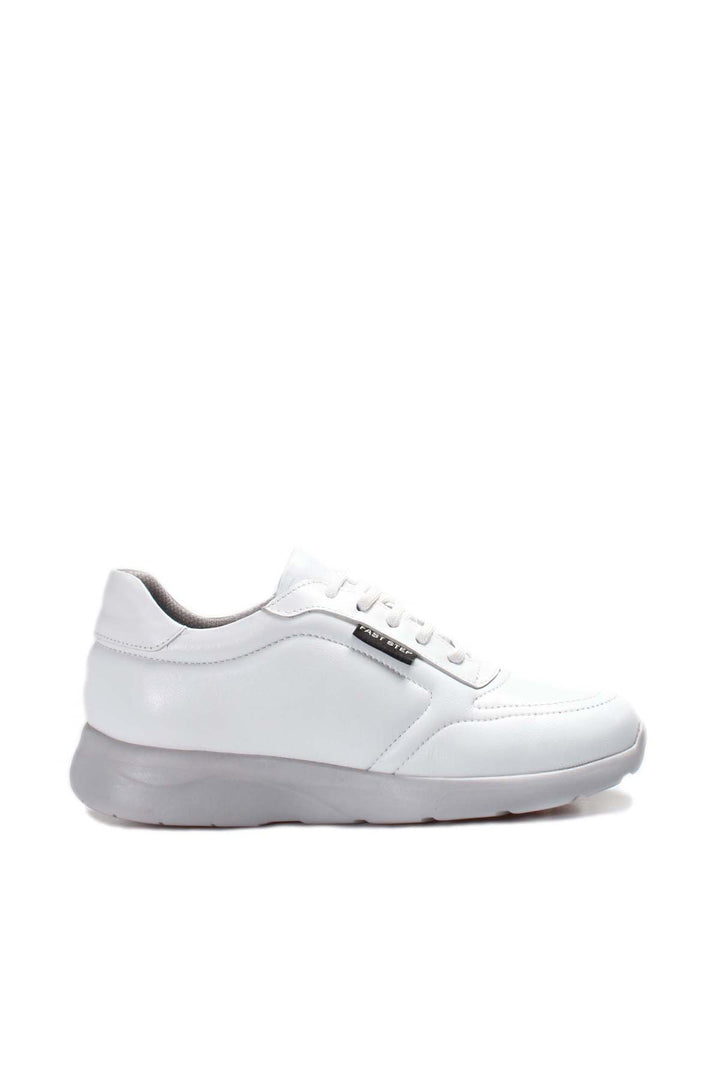 FST Genuine Leather Women's Sneakers 517ZA5031 White - Massa