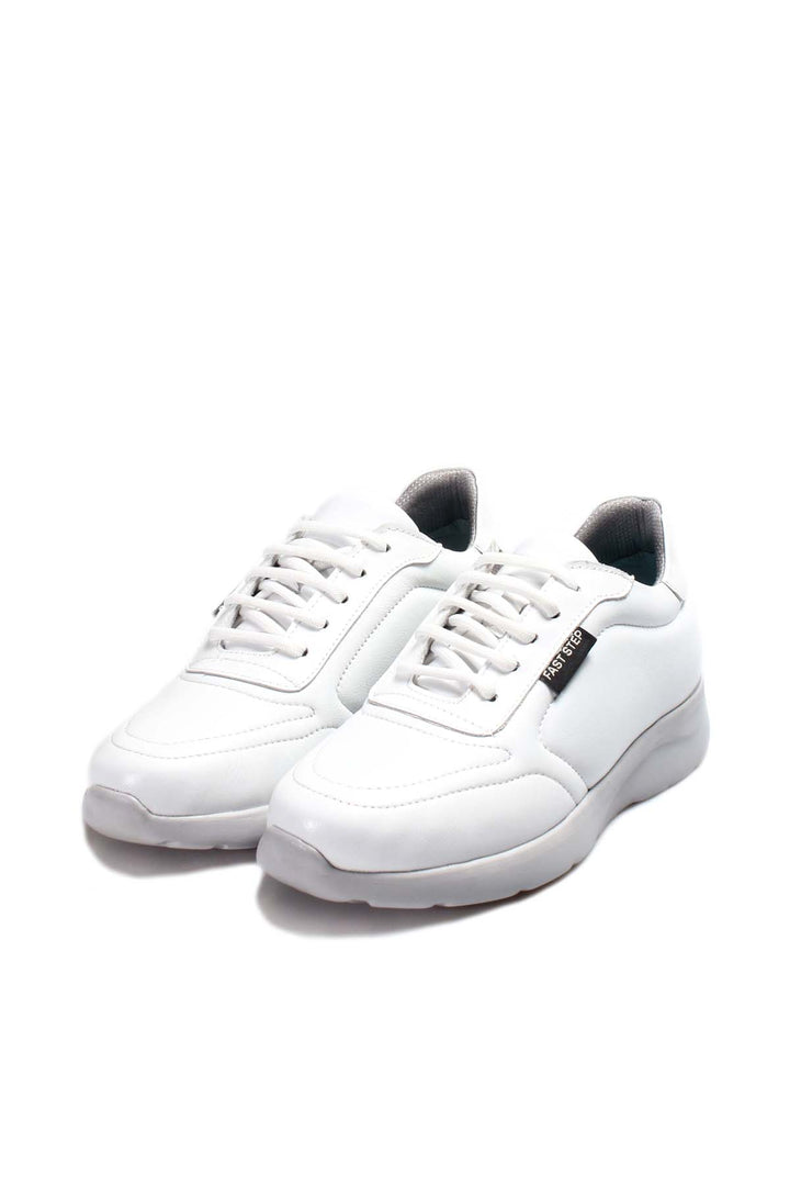 FST Genuine Leather Women's Sneakers 517ZA5031 White - Massa