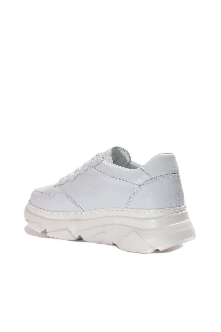 FST Genuine Leather Women's Sneakers 934ZA122 White - Waco