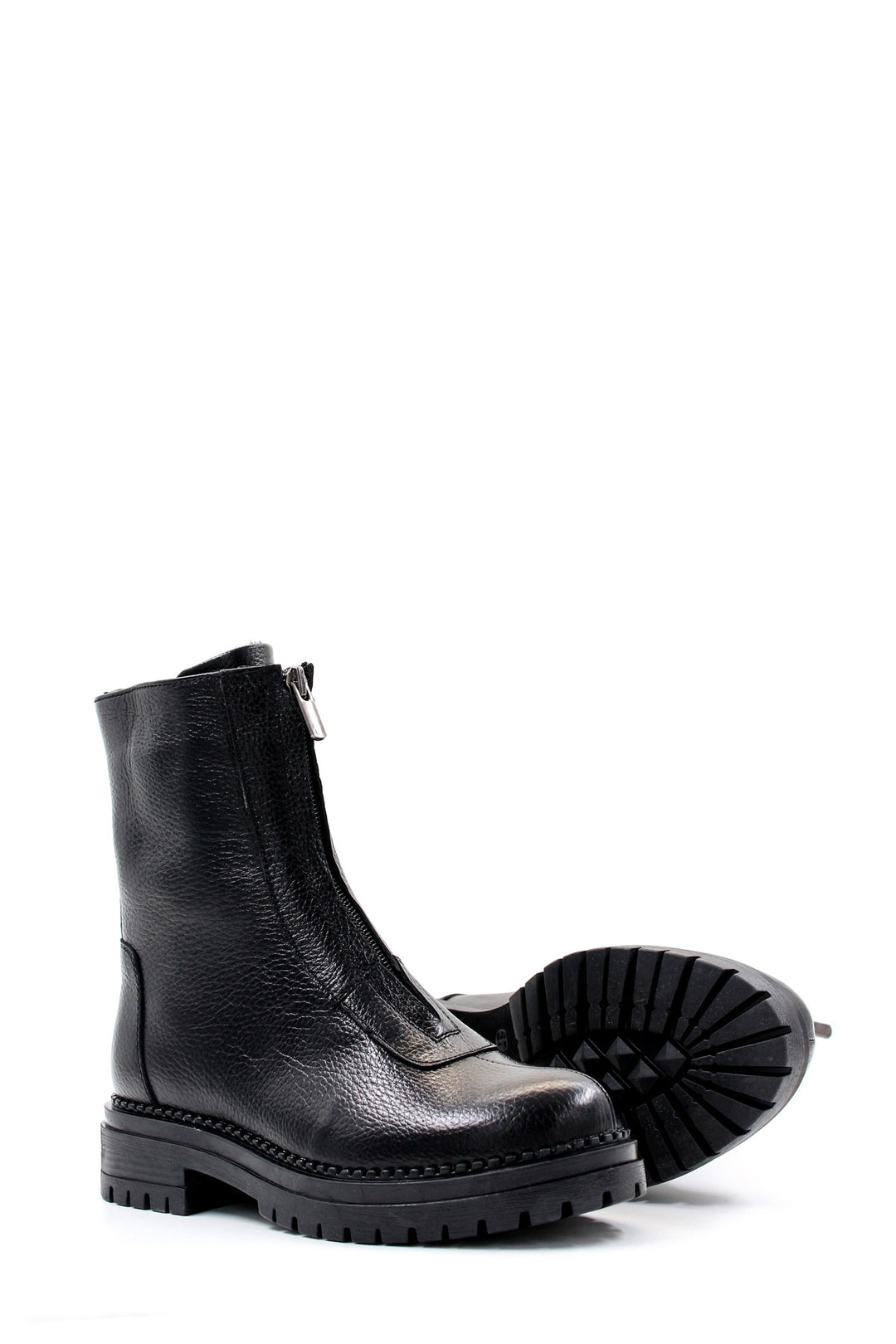 FST Genuine Leather Women's Sports Boot 146SZA439 Black - Kateríni