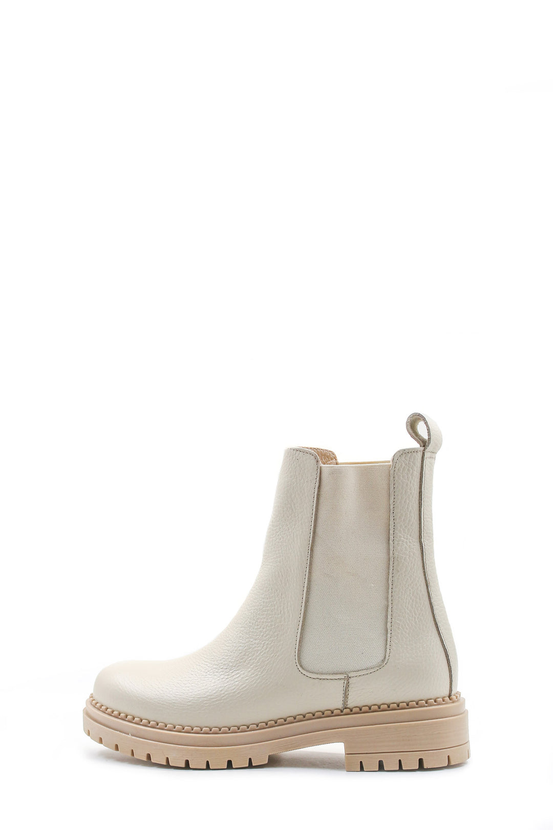 FST Genuine Leather Women's Sports Boot 146SZA442 Cream - Auxerre