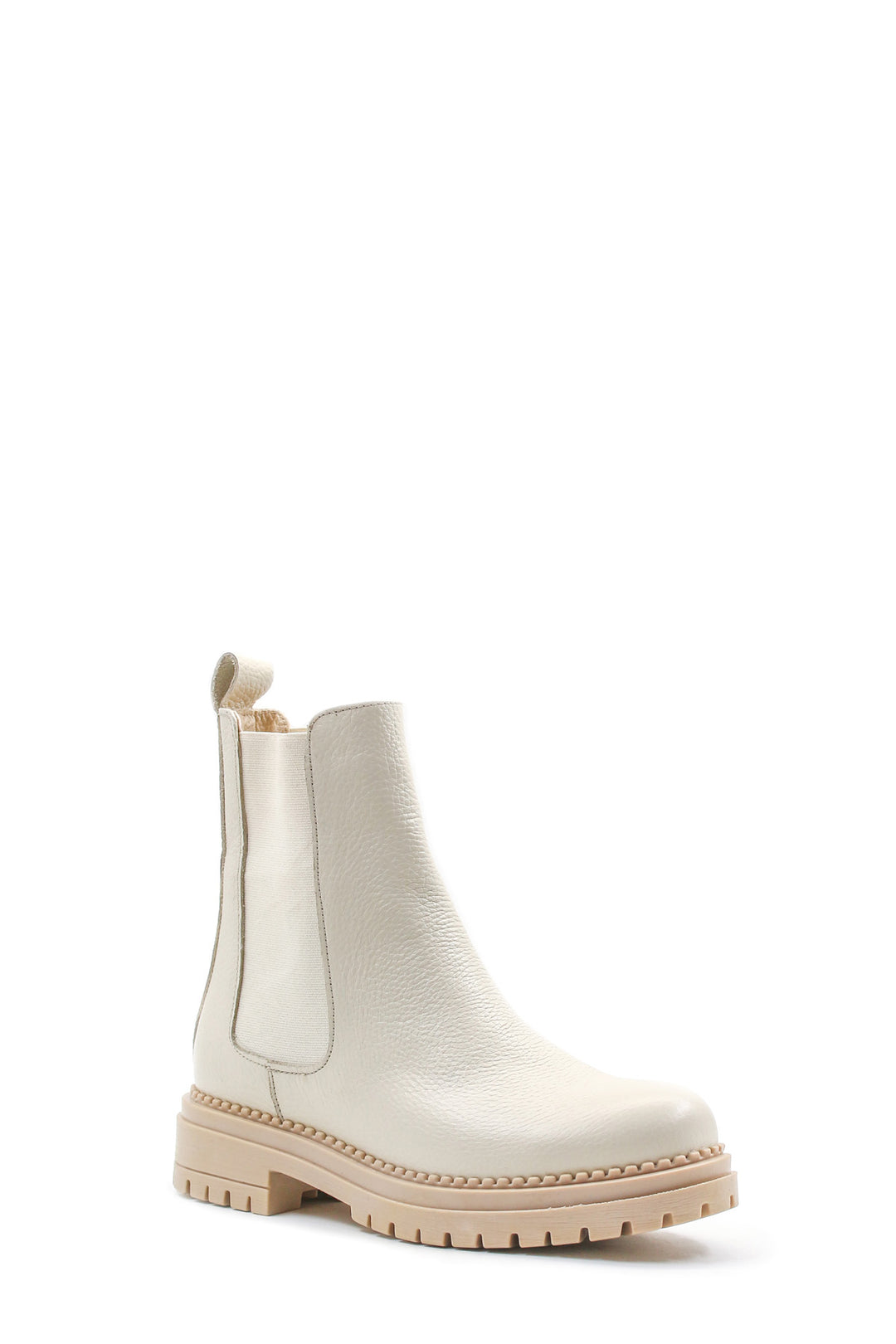 FST Genuine Leather Women's Sports Boot 146SZA442 Cream - Auxerre