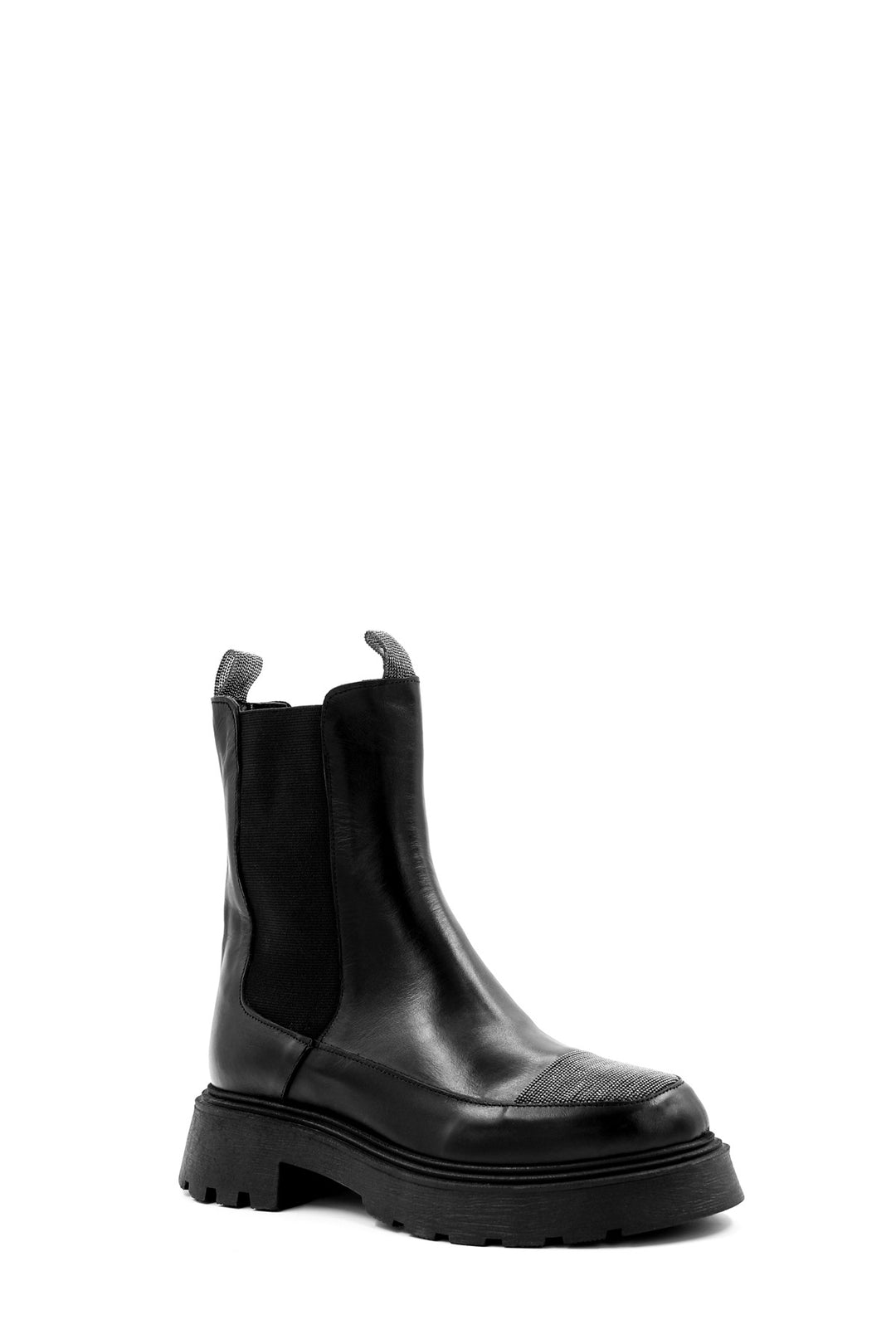 FST Genuine Leather Fur-Lined Women's Classic Boot 888KZA1537 Black - Santa María Huatulco