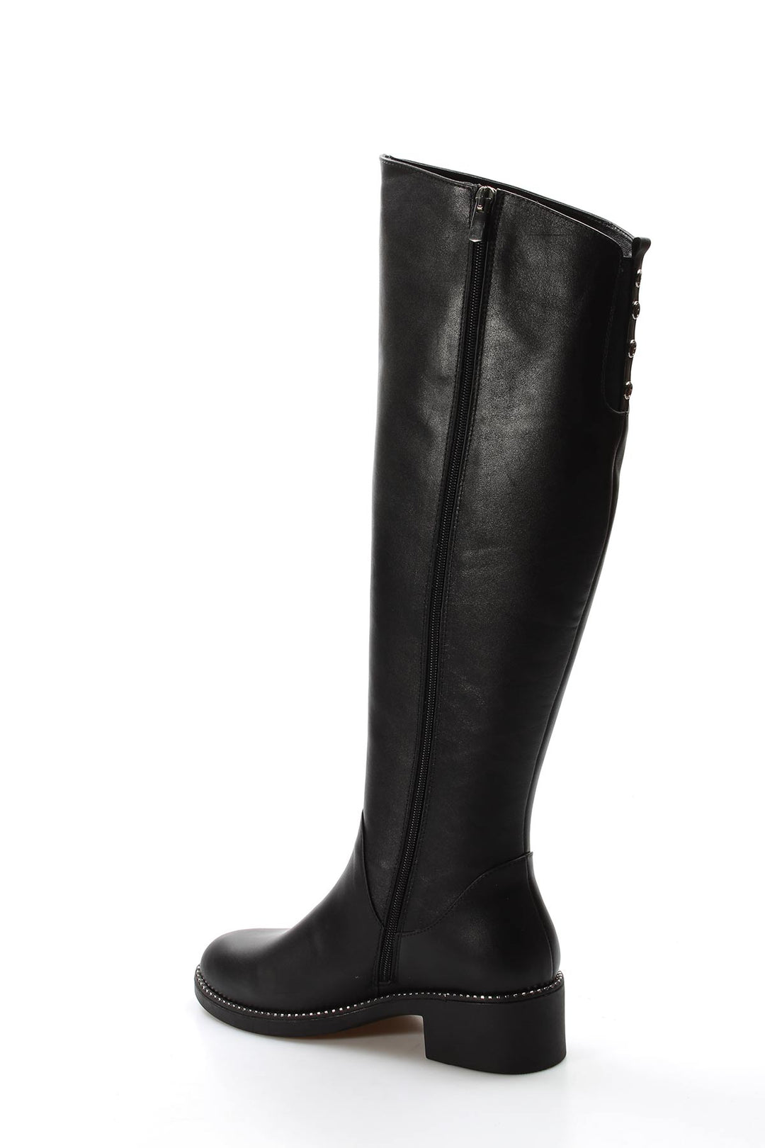 FST Genuine Leather Fur-Lined Women's Classic Boots 064YZA1008 Black - Southfield