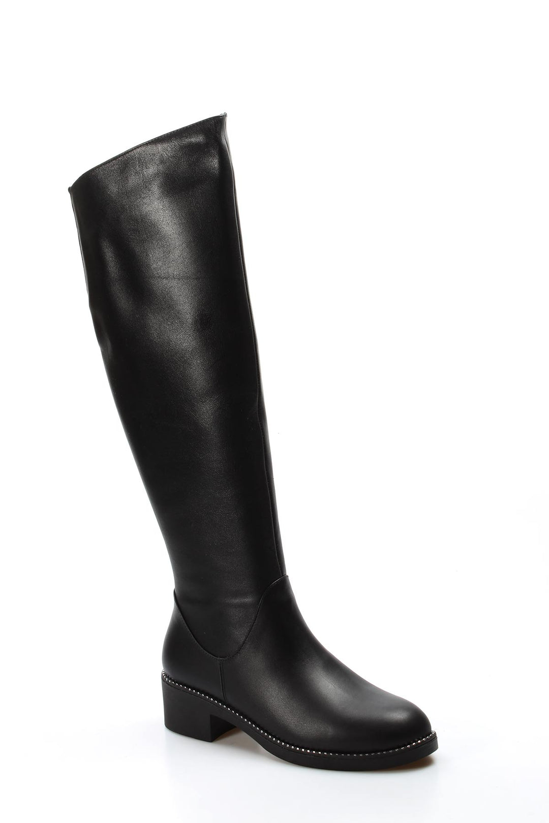 FST Genuine Leather Fur-Lined Women's Classic Boots 064YZA1008 Black - Southfield