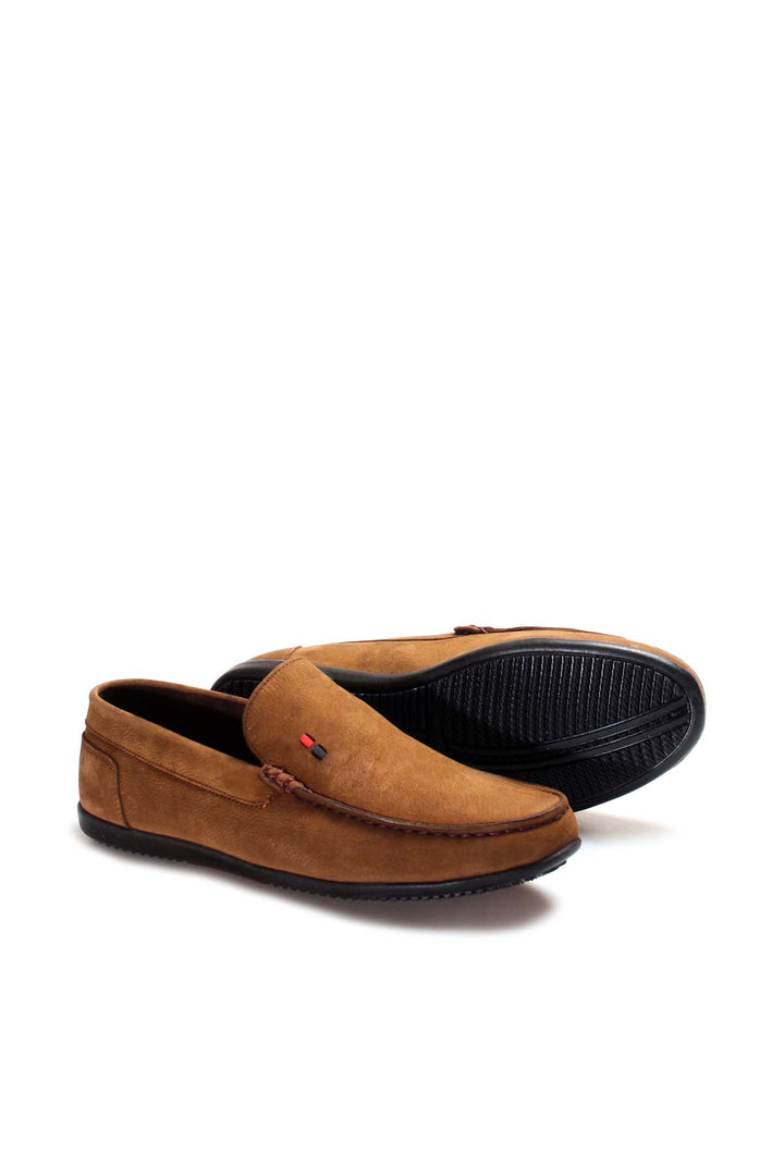 حذاء FST جلد طبيعي للرجال كاجوال لتقويم العظام 815MA1502 Tobacco Nubuck - Dinslaken