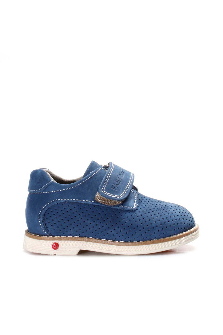 FST Genuine Leather Unisex Kids Casual Shoes 006PA23 Blue Nubuck - Pembroke Pines