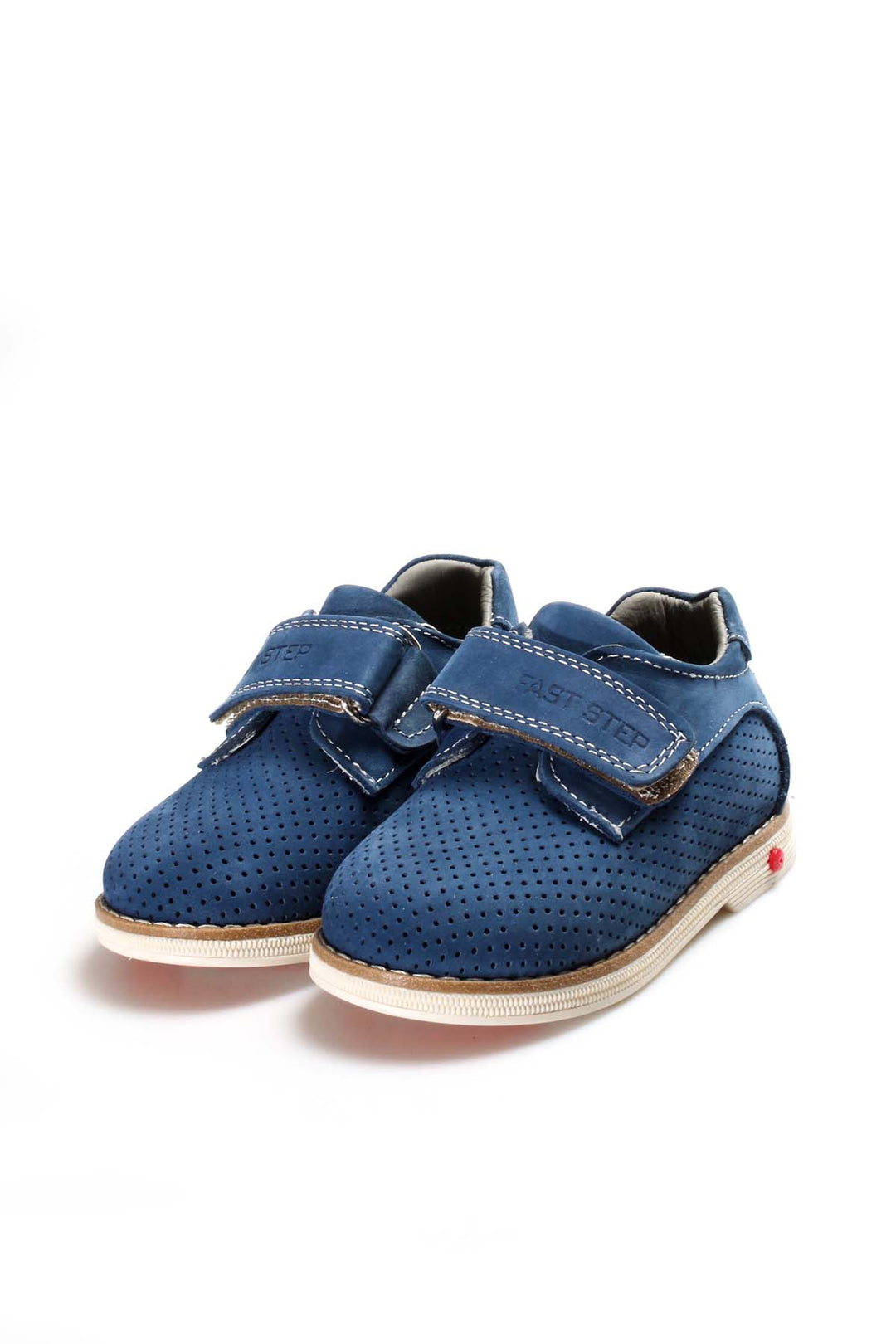 FST Genuine Leather Unisex Kids Casual Shoes 006PA23 Blue Nubuck - Pembroke Pines