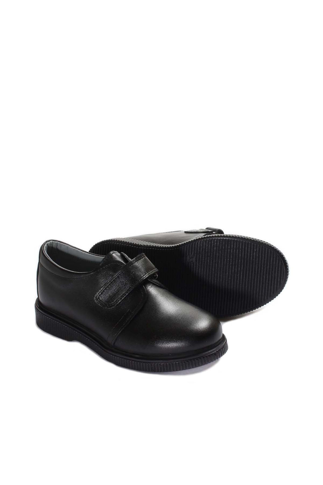 FST Genuine Leather Unisex Kids Casual Shoes 006XA913 Black - Tizimín