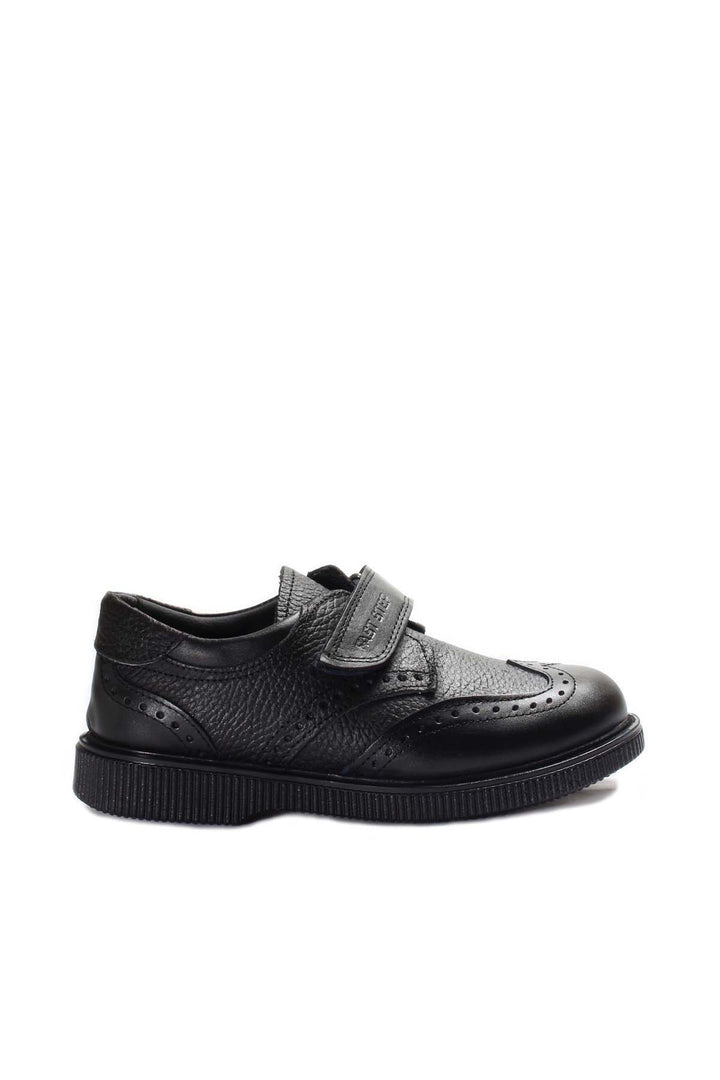 FST Genuine Leather Unisex Kids Casual Shoes 006XA914 Black - Wolverhampton