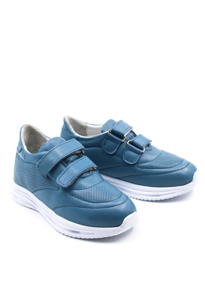 FST Genuine Leather Unisex Kids Casual Shoes 156XCA4009 Blue - Carmel