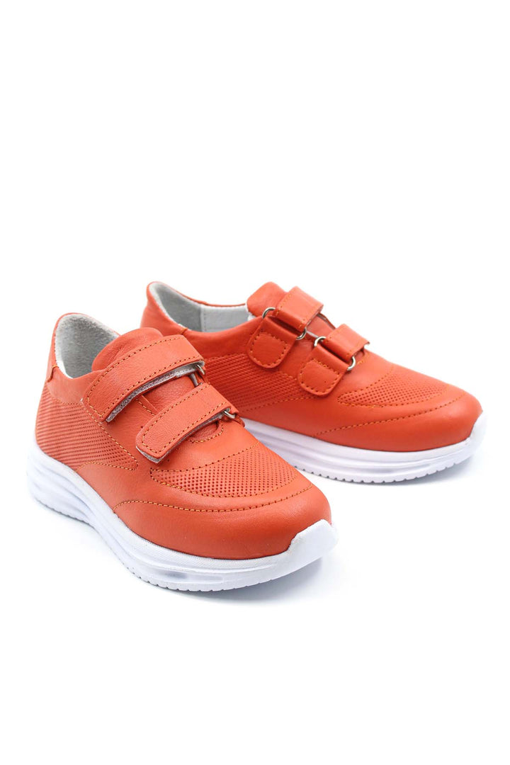 FST Genuine Leather Unisex Kids Casual Shoes 156XCA4009 Orange - Nanaimo