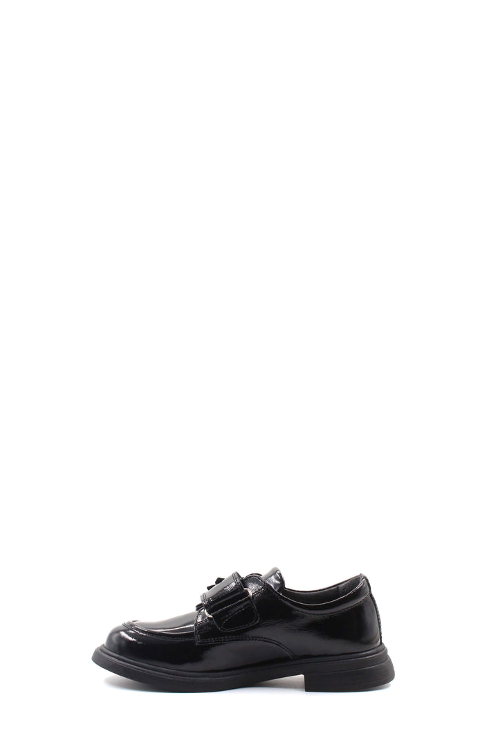 FST Genuine Leather Unisex Kids Casual Shoes 612FA261 Black Patent - San Cugat del Vallés