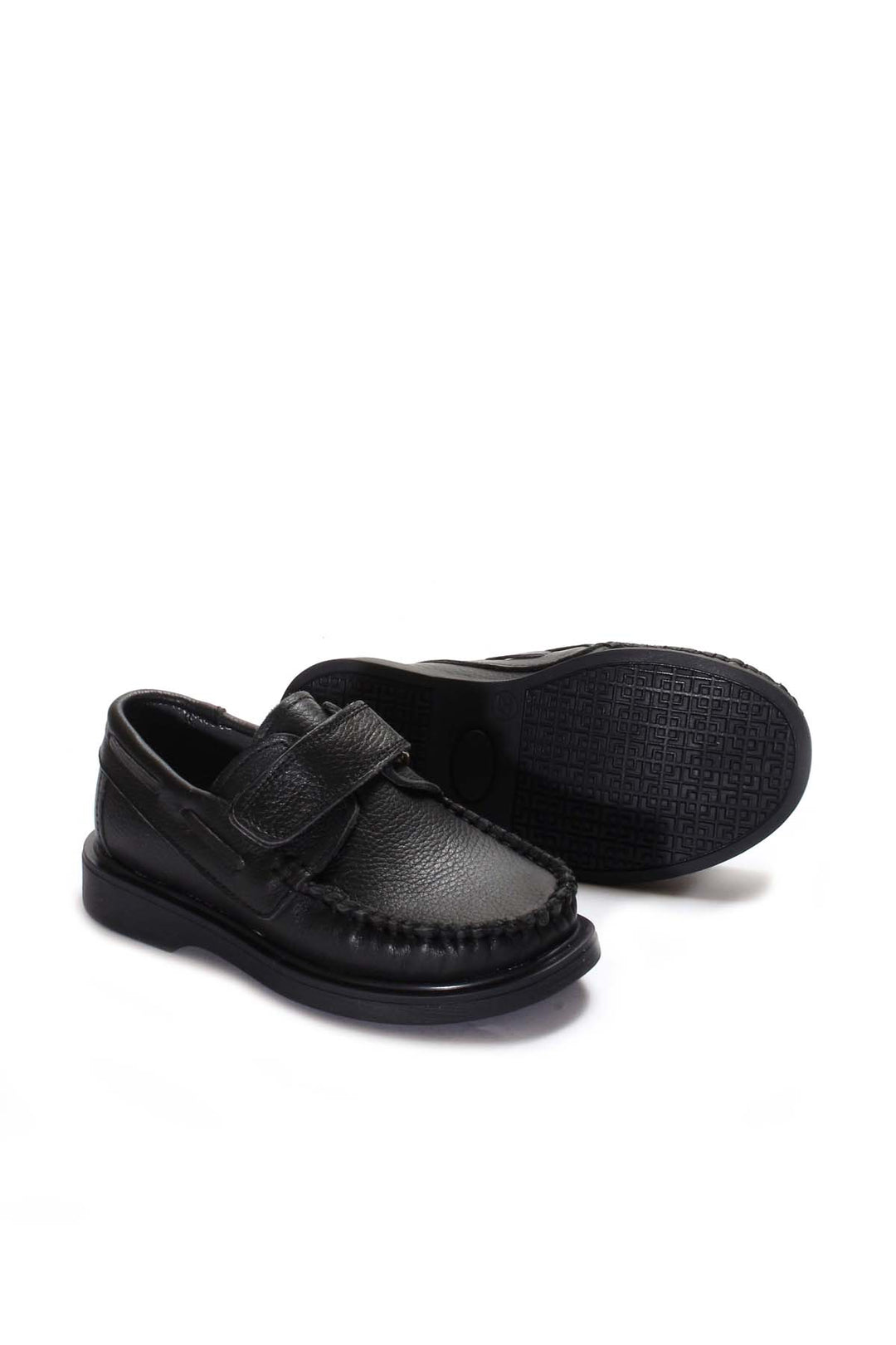 FST Genuine Leather Unisex Kids Casual Shoes 837XCA666 Black - Guadalupe