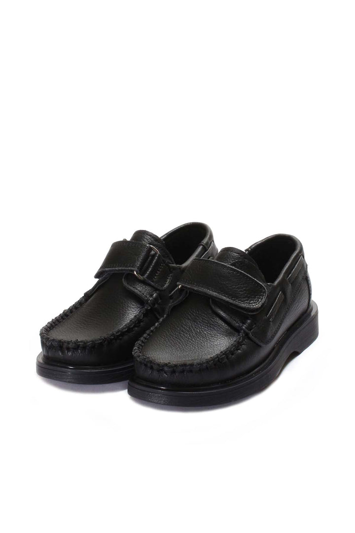 FST Genuine Leather Unisex Kids Casual Shoes 837XCA666 Black - Guadalupe