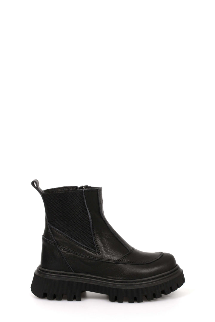 FST Genuine Leather Unisex Kids Classic Boot 612SFA7831 Black - Welwyn Garden City