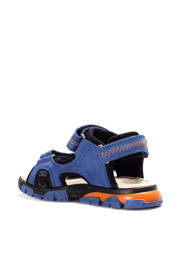 FST Genuine Leather Unisex Kids Classic Sandal 574XCA1005 Blue - Andover