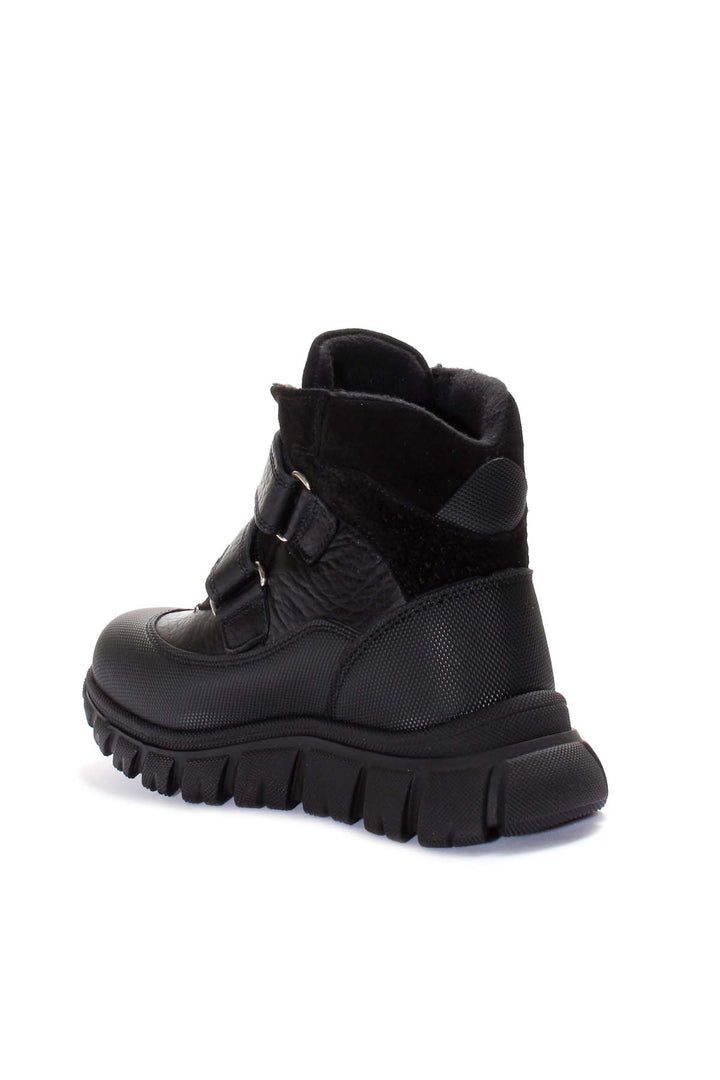 FST Genuine Leather Unisex Kids' Sports Boot 574SXCA928 Black - Randallstown