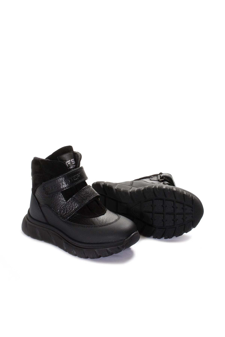 FST Genuine Leather Unisex Kids' Sports Boot 574SXCA928 Black - Randallstown