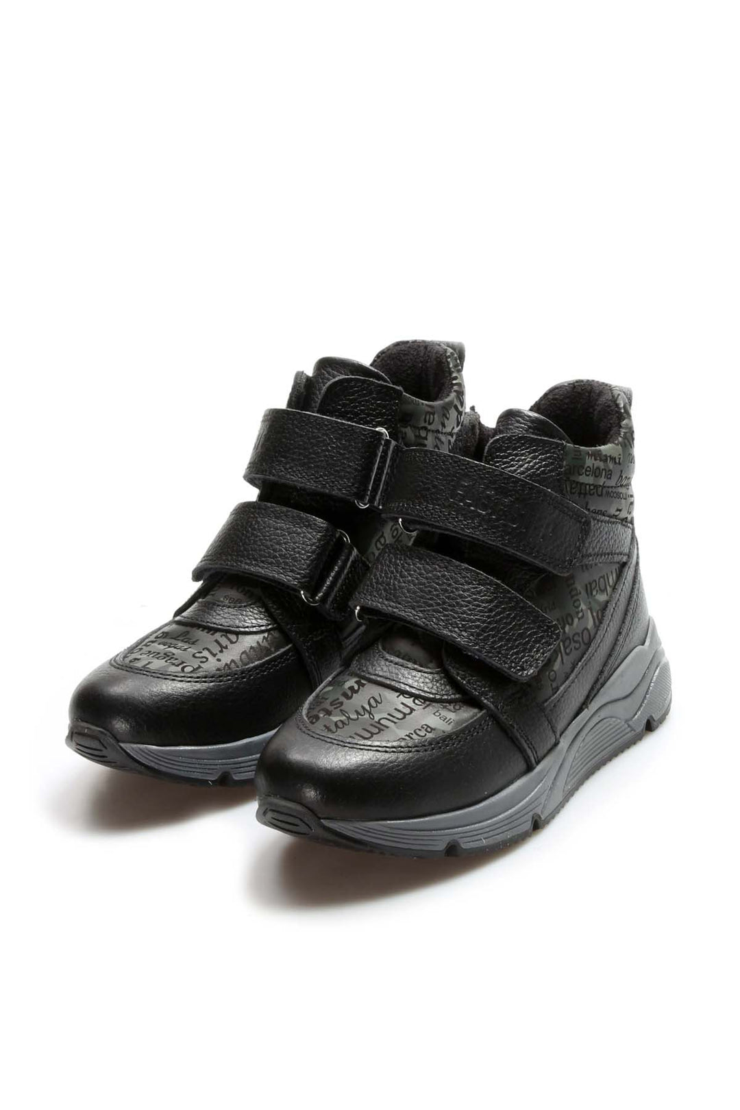 FST Подлинный кожаный Unisex Kids Sports Boot 612sxca770 Black - Goose Creek