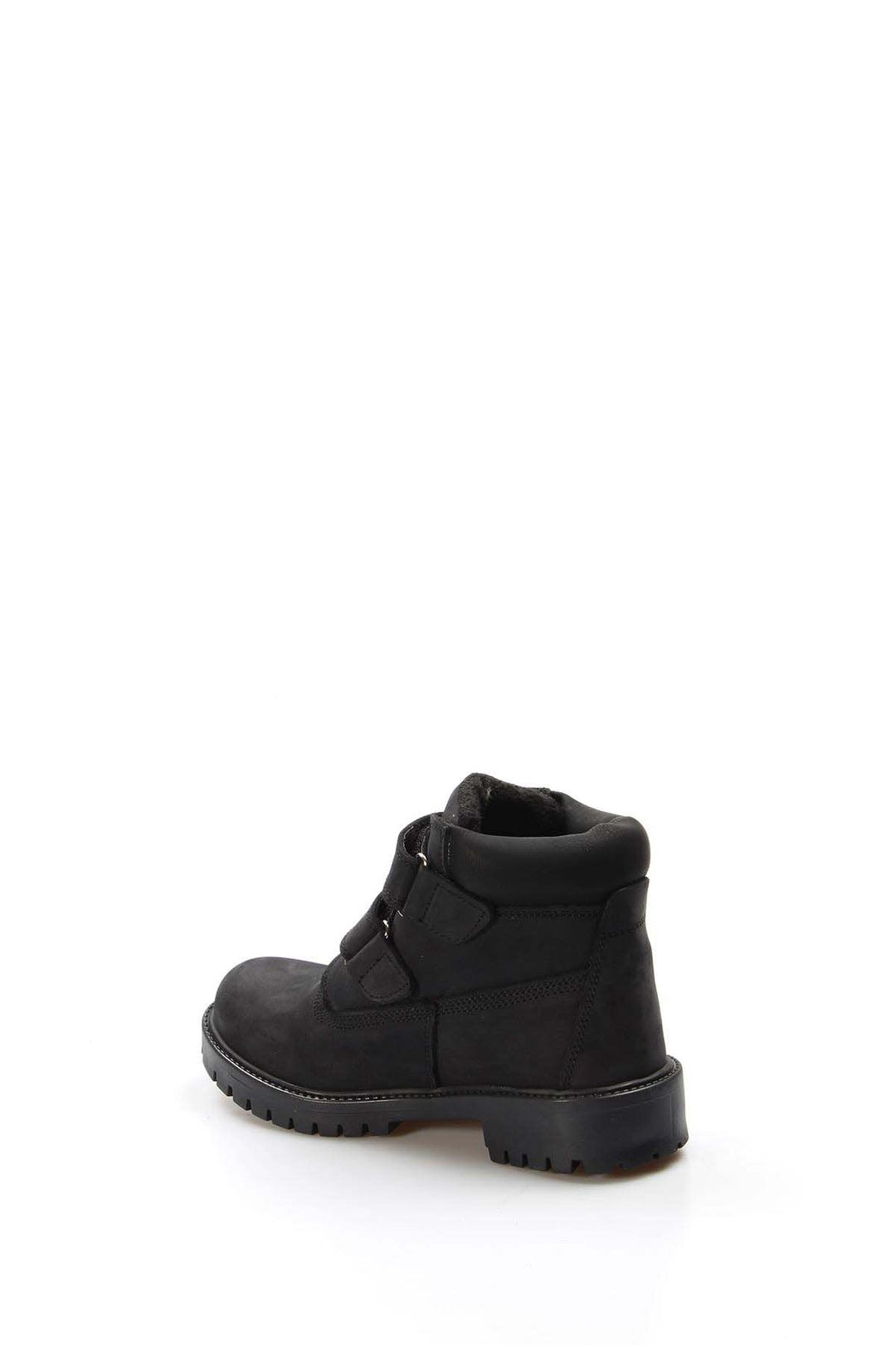 FST Genuine Leather Unisex Kids Worker Boots 006SFA1001 Black - Poissy