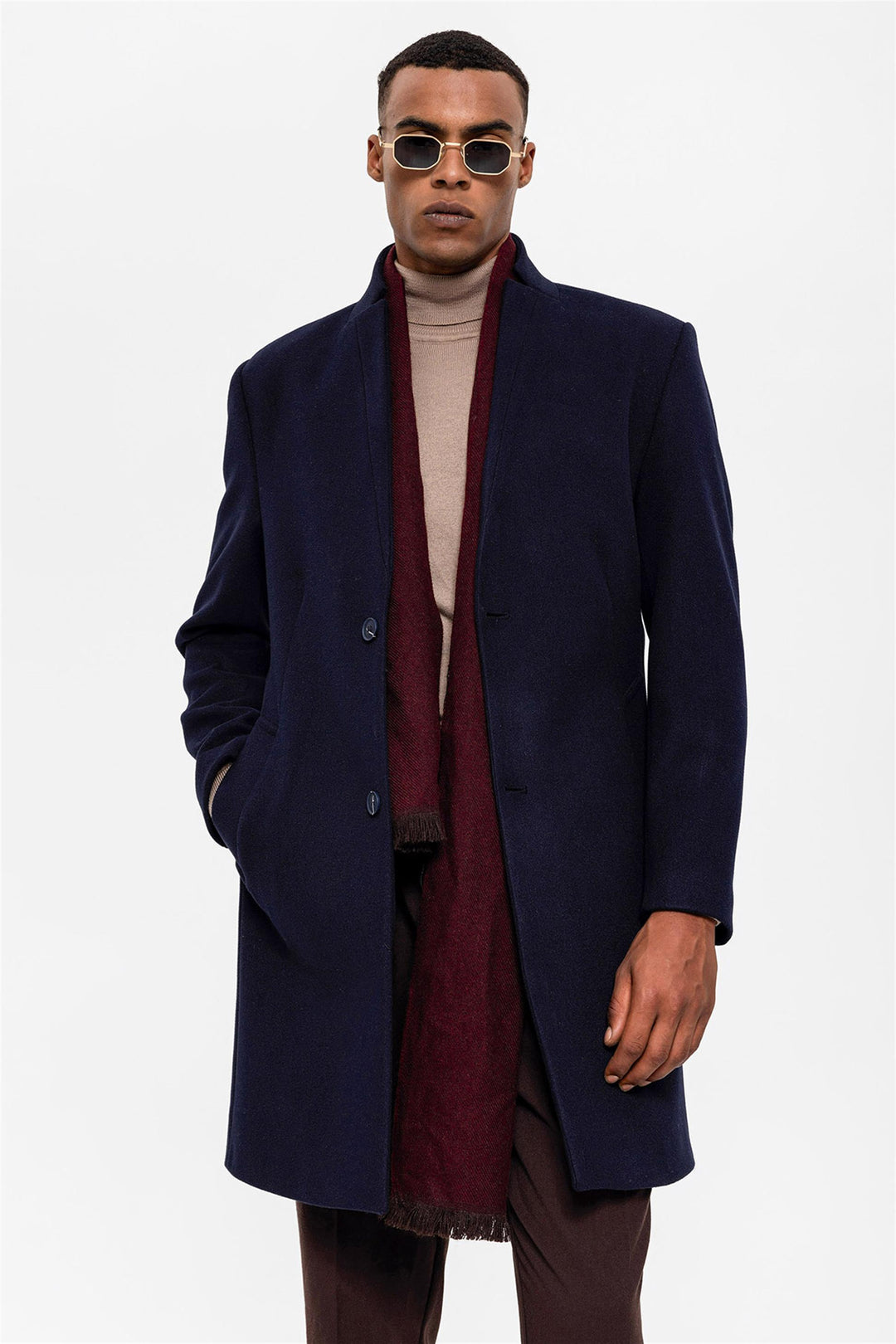 ANT Judge Collar Men's Coat - Bountiful