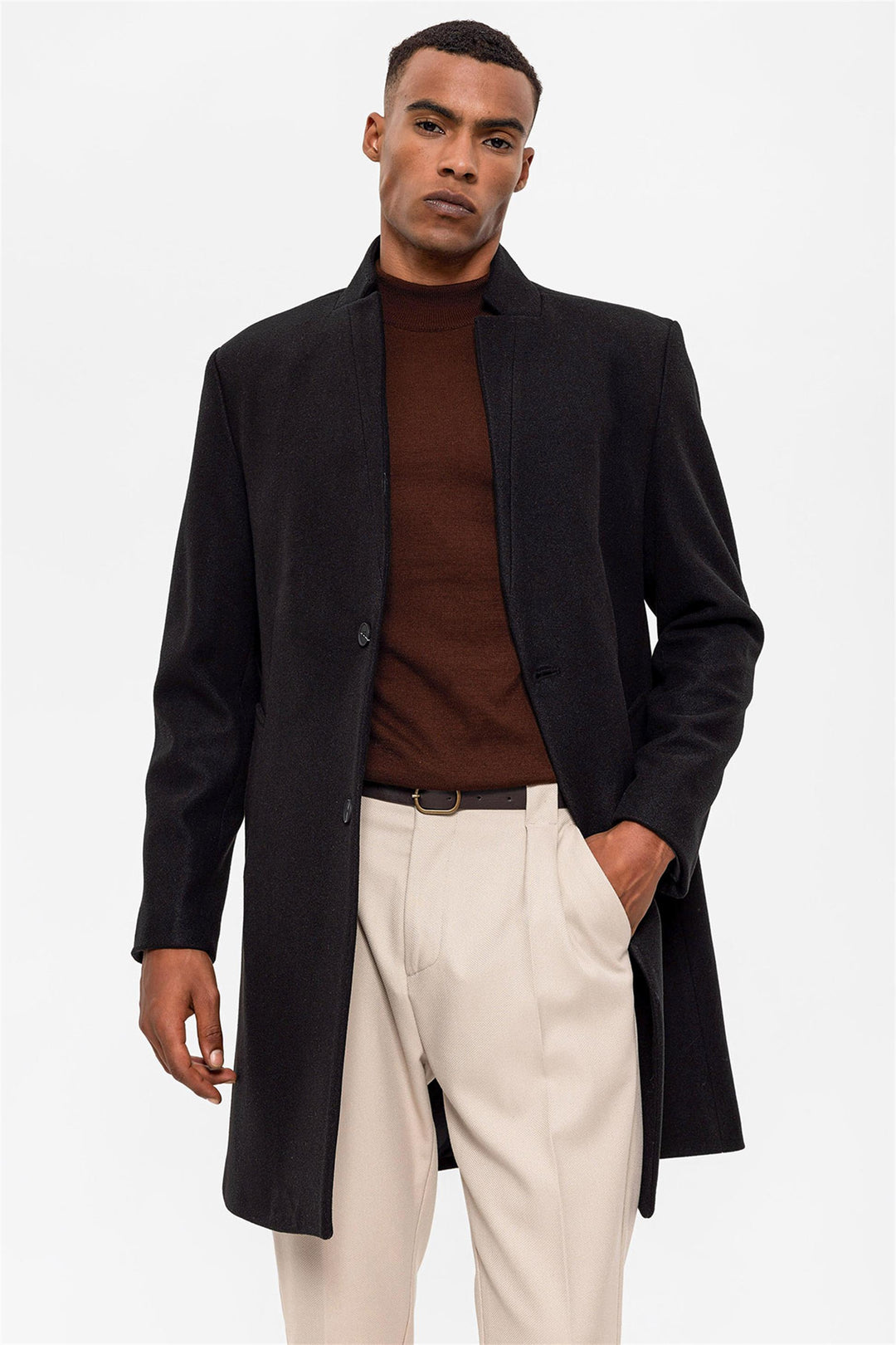 ANT Judge Collar Men's Coat - Aigáleo