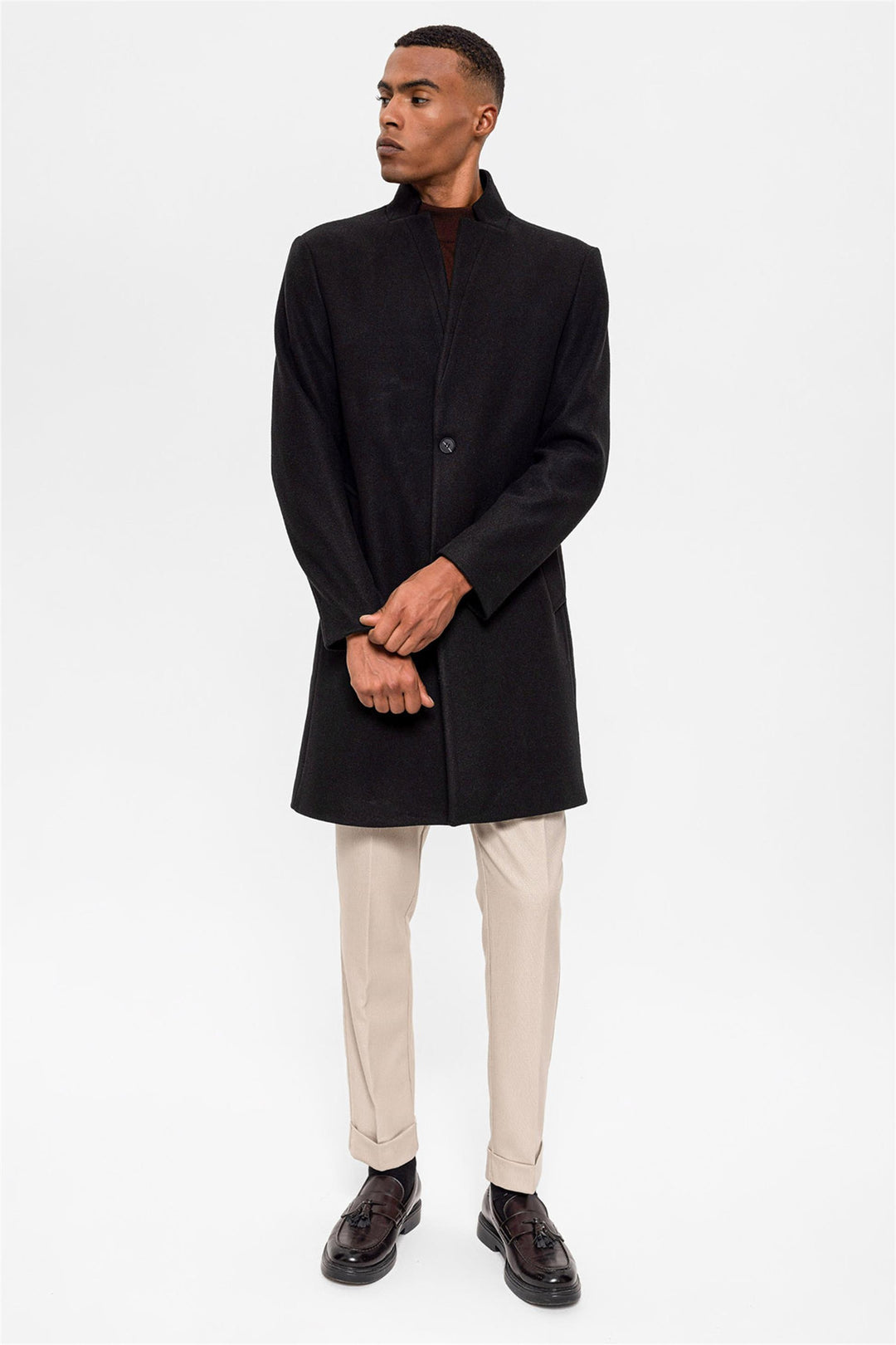 ANT Judge Collar Men's Coat - Aigáleo