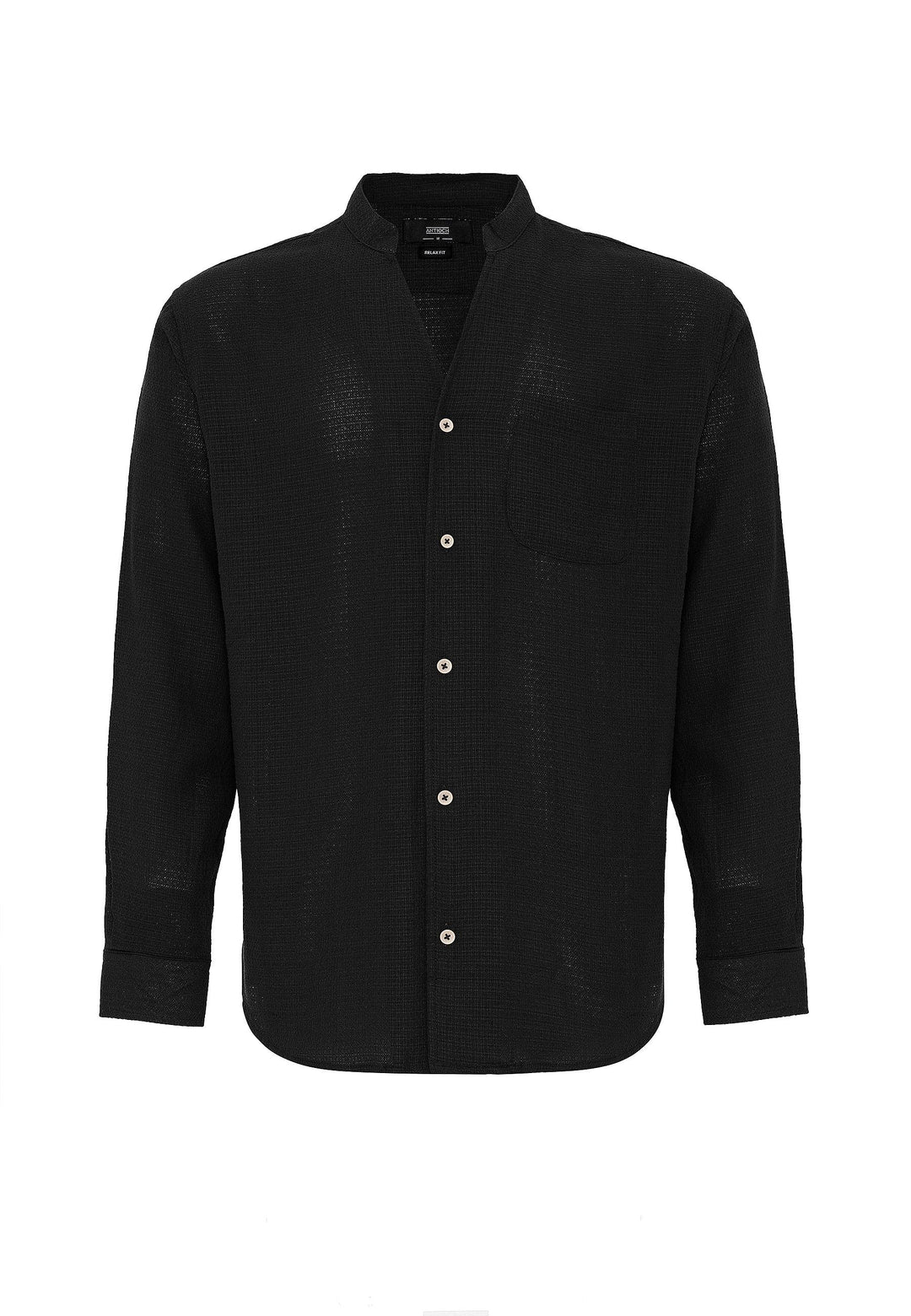 ANT Judge Collar Knitted Textured Men's Shirt - San Felíu de Llobregat