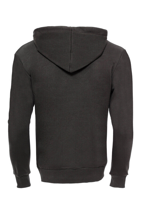 WSS Hooded Pocket Plain Green Men's Sweatshirt  - Singen