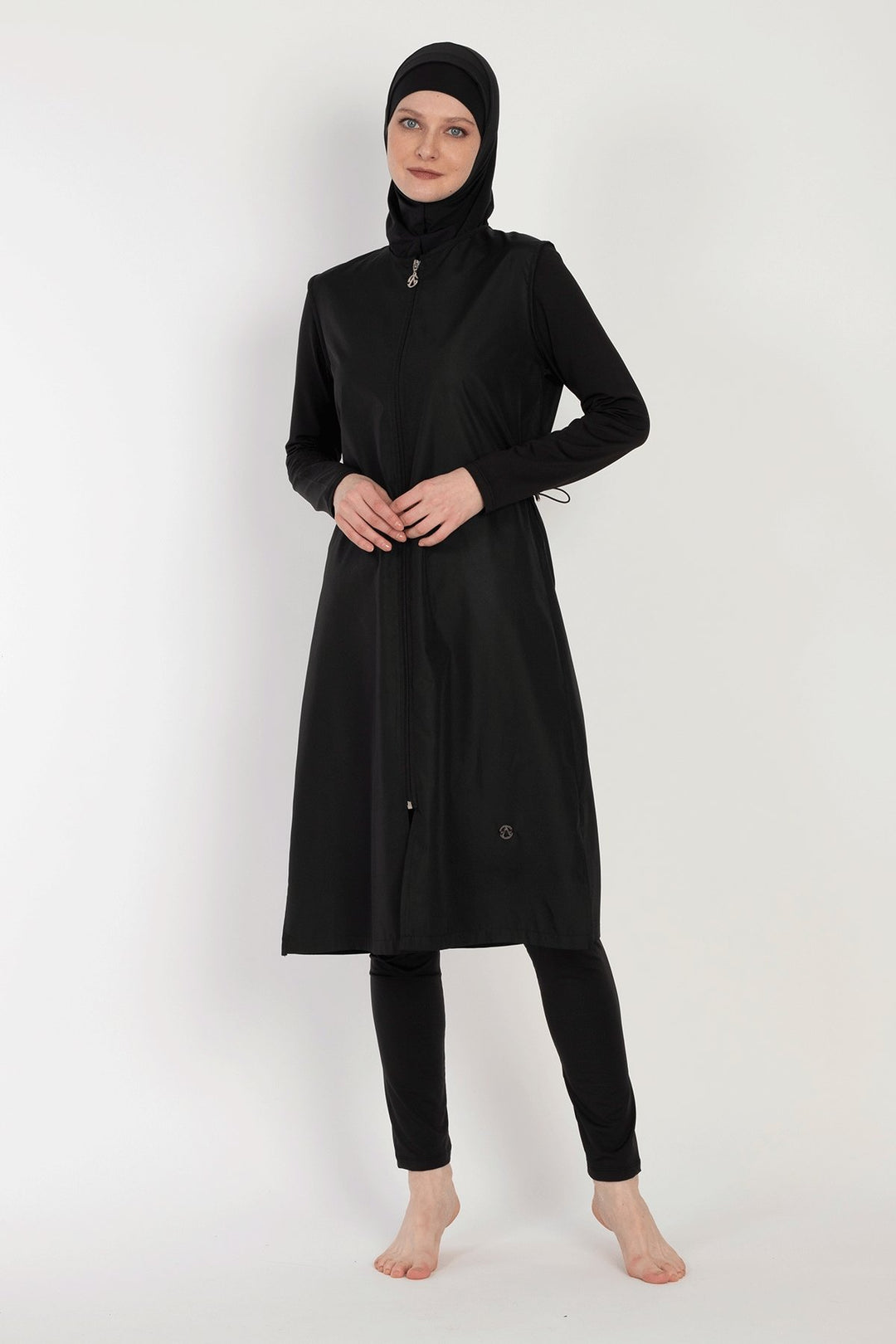 MDS Women 6045A Black Burkini - Tecoanapa