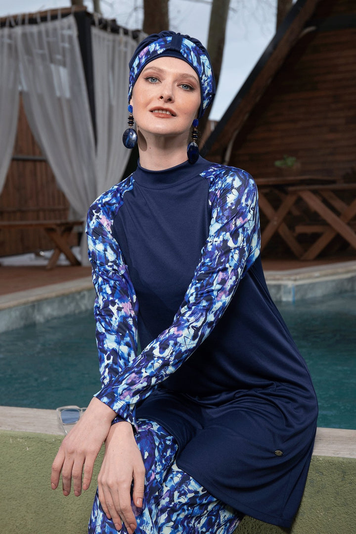 MDS Women 1305 Dark Blue Burkini - Jiutepec