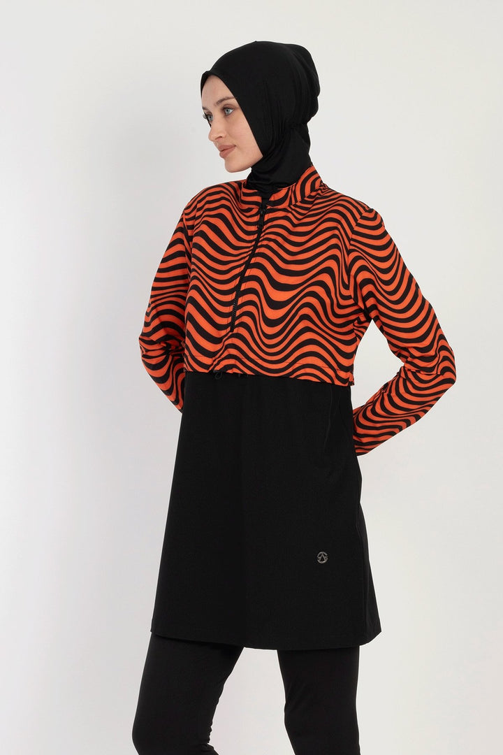 MDS Women 6062 Black Burkini - Penfield