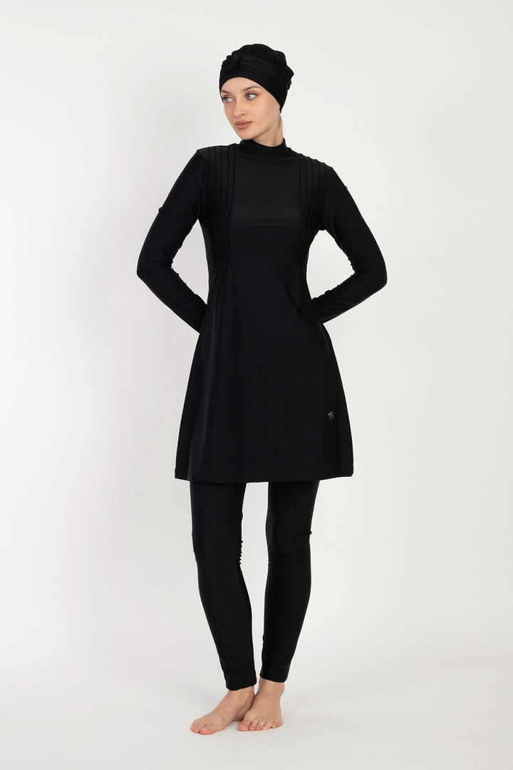 MDS Women 6021 Black Burkini - Brive-la-Gaillarde